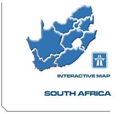 Interactive map of South Africa to view traffic incidents